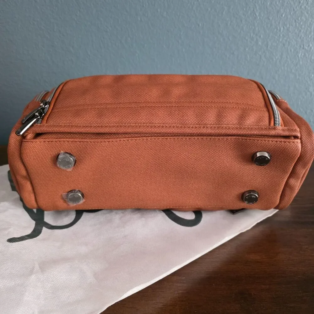 NWT lug Trolley Cosmetic Travel Case Copper W/ Animal Stripes Cosmetic Case